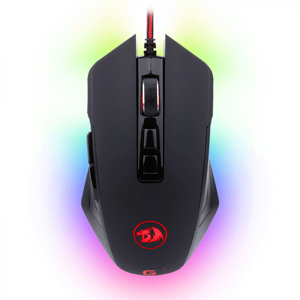 Mouse Redragon Óptico Dagger 2 M715, Alámbrico, USB A, 10.000DPI, Negro