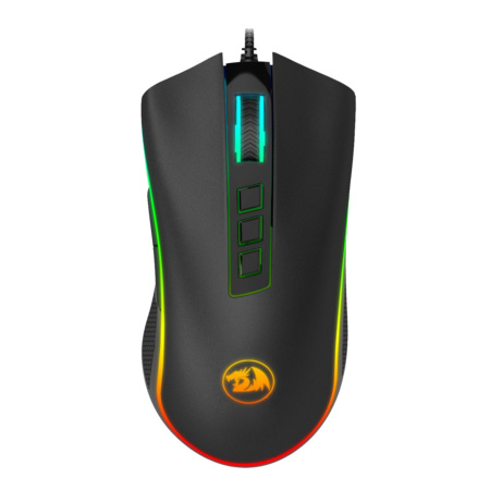 Mouse Gamer Ergonómico Redragon RD-M711-FPS, Alámbrico, Óptico, 24.000DPI, USB-A, Negro