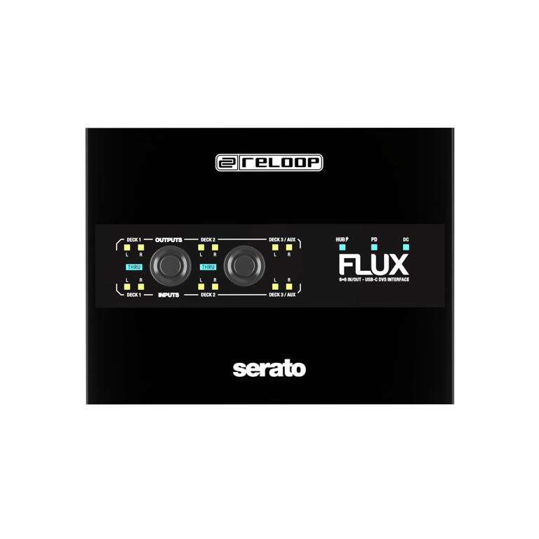 Reloop Controlador para DJ Serato, 4 Canales, USB-C, Negro