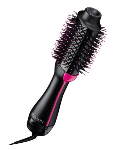 Revlon Cepillo Secador Salon One-Step, Negro/Rosa