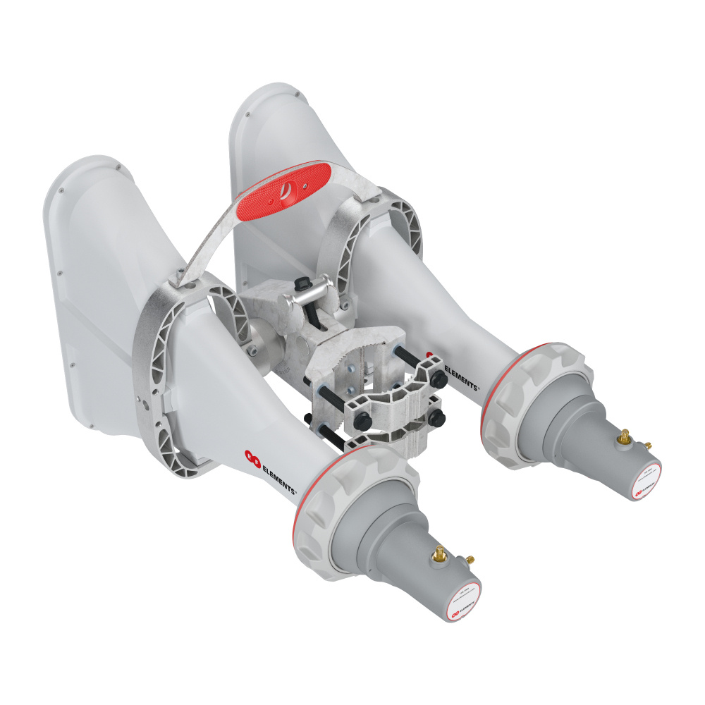 RF Elements Antena Sectorial Asimétrica AH60-4X4-SMA, 17dBi, 5.18 - 6GHz