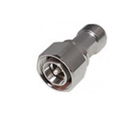 RF Industries Conector Coaxial N Hembra - 4.3-10 Macho, Plata