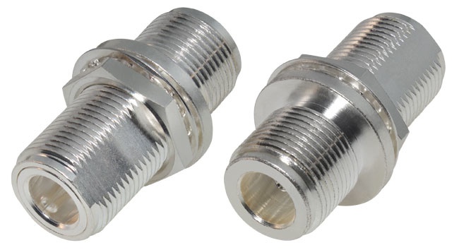 RF Industries Conector Coaxial N Hembra, Plata