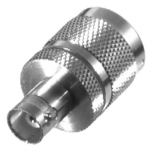 RF Industries Conector Coaxial N Macho - BNC Hembra, 1 Pieza