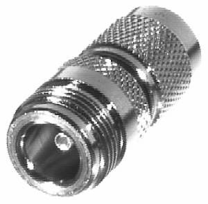 RF Industries Conector Coxial TNC Macho - N Hembra, Plata
