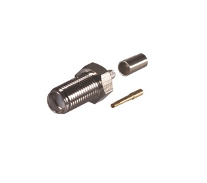 RF Industries Conector Coaxial SMA Hembra, Níquel