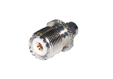 RF Industries Conector Coaxial en Linea SMA Macho - UHF Hembra, Metálico