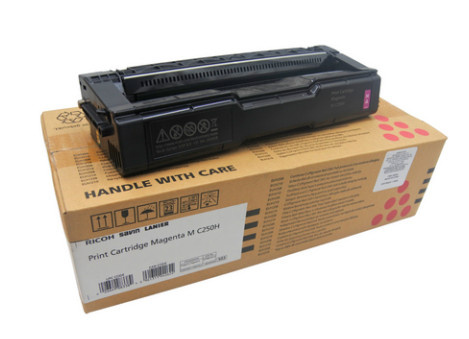 Tóner Ricoh M C250H Magenta, 6.300 Páginas