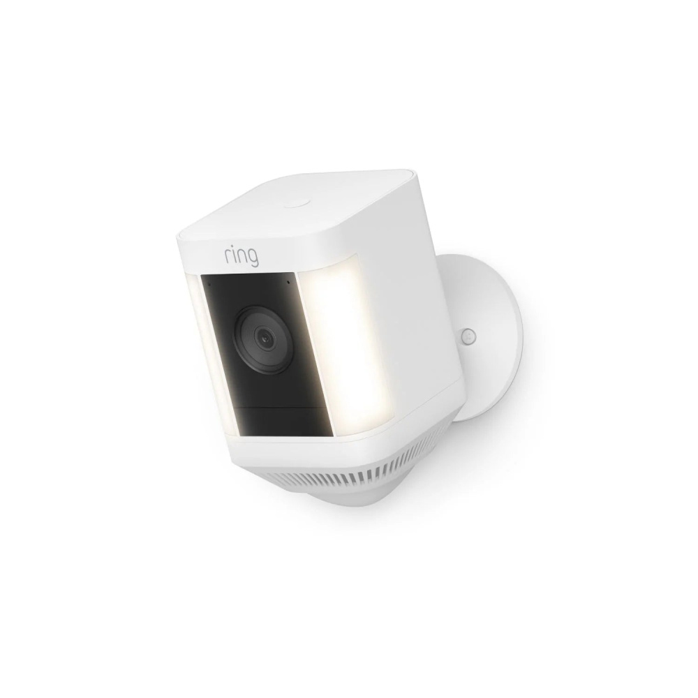 Ring Cámara de Seguridad IP Smart WiFi Box IR para Exteriores Spotlight Cam Plus Battery, Inalámbrico, 1920x1080 Full HD, Día/Noche