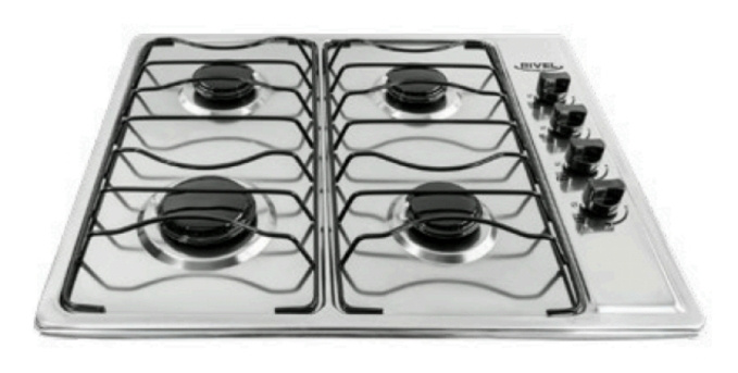 Rivel Parrilla de Gas 4RIV-XMB, 4 Quemadores