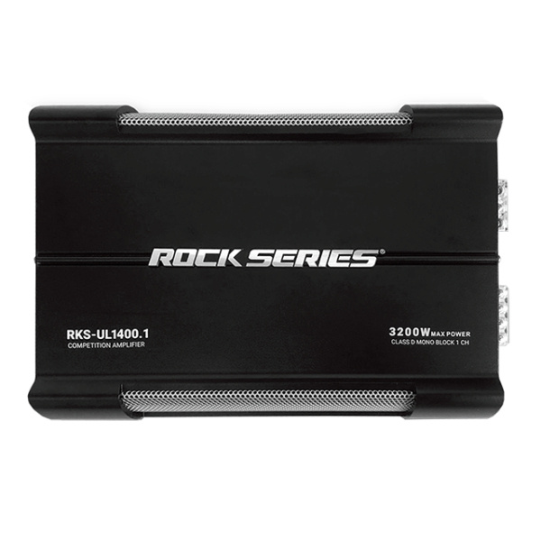 Rock Series Amplificador para Auto RKS-UL1400.1, 1 Canal, 500W RMS, Negro