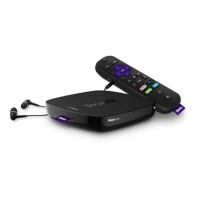 Roku Reproductor Multimedia Ultra Nvo Smart TV 4K, 4K Ultra HD, WiFi — Incluye Audífonos Premium JBL
