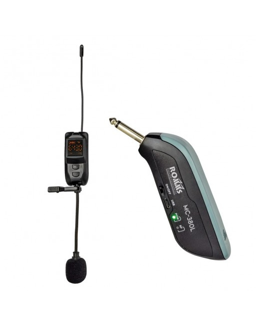 Romms Micrófono Lavalier MC-380L, Inalámbrico