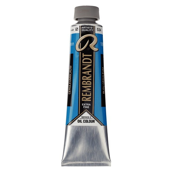 Royal Talens Pintura Óleo para Arte Rembrandt, 40ml, Azul Ceruleo, No. 534