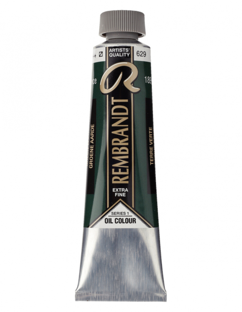 Royal Talens Pintura Óleo para Arte Rembrandt, 40ml, Tierra Verde, No. 629