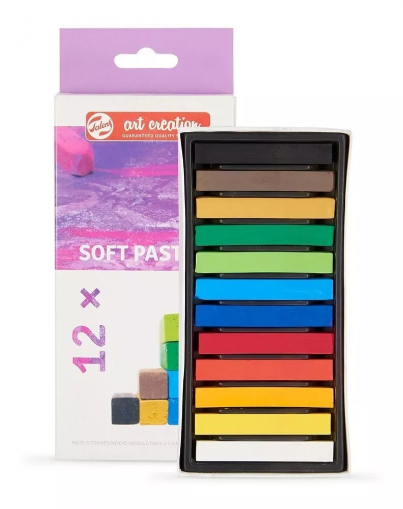 Royal Talens Set de Barras Pasteles Suaves Art Creation, Caja con 12 Colores