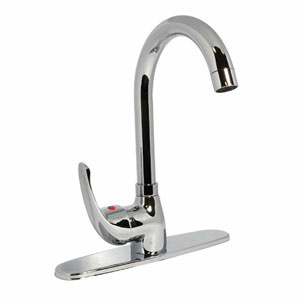 Rugo Monomando para Cocina 104-FM, 1/2", 600 gr/cm², Cromo