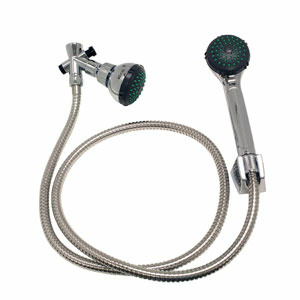 Rugo Regadera 2-3/4" Tipo Teléfono, Cromado ― incluye Manguera 1.5m