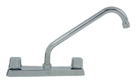 Rugo Llave Mezcladora para cocina 8-IN, 8”, 600 gr/cm², Cromo