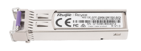 Ruijie Módulo Transceptor NIS-GE-SFP-20KM-SM1550-BIDI SFP, LC, 1.000Mbit/s, 20km, 1550nm
