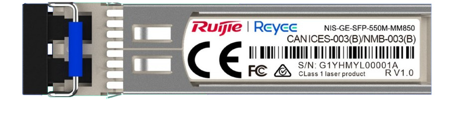Ruijie Módulo Transceptor NIS-GE-SFP-550M-MM850 SFP, LC, 1.000Mbit/s, 550 Metros, 850nm