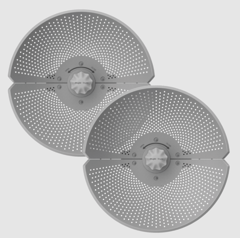 Ruijie Cliente CPE PtP RG-AIRMETRO460G-2PACK, 1 x RJ-45, 867Mbit/s, 5GHz, Antena de 24 dBi