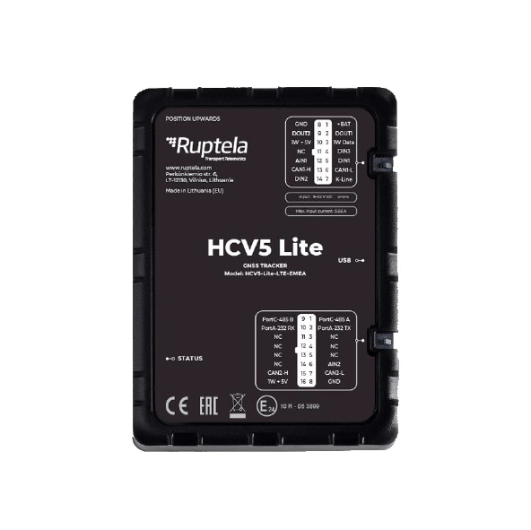 Ruptela Rastreador Vehicular GPS HCV5 4G