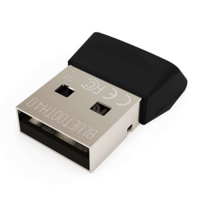 Sabrent Adaptador Bluetooth 4.0 BT-UB40, Inalámbrico, Negro