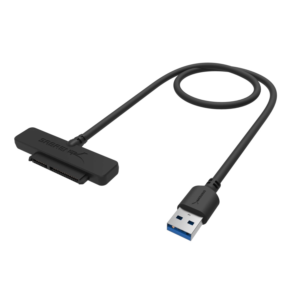 Sabrent Cable SATA Macho - USB Macho, 60cm, Negro