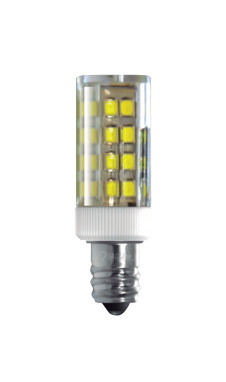 Saglite Foco Mini LED S00728, Luz Fría, Base E2, 5W, 430 Lúmenes, Blanco, Ahorro de 90%