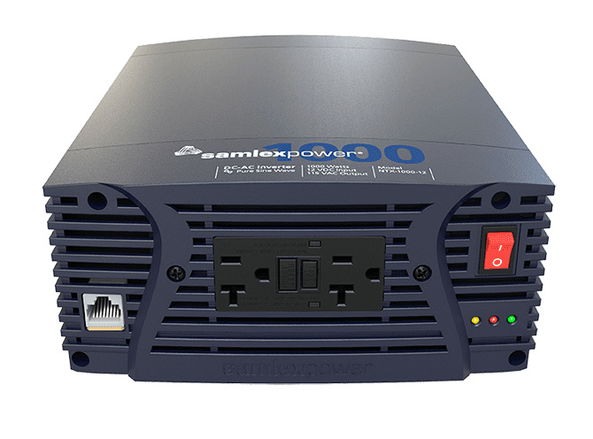 Samlex Inversor de Corriente NTX-1000-12, 1000W, Entrada 10.5 - 16.3V, Salida 115V, 2 Contactos