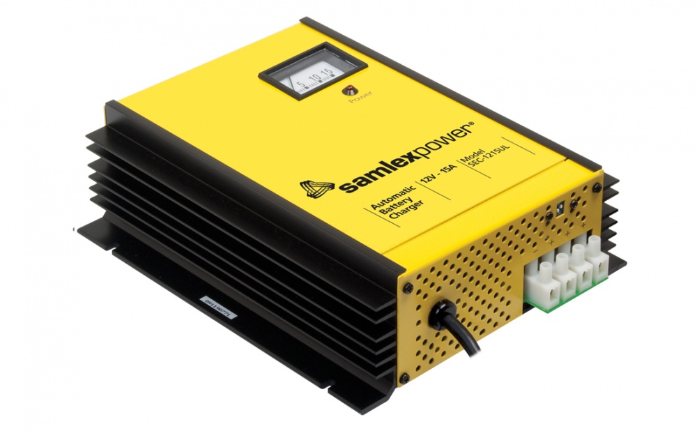 Samlex Cargador de Baterías, 12V, 15A
