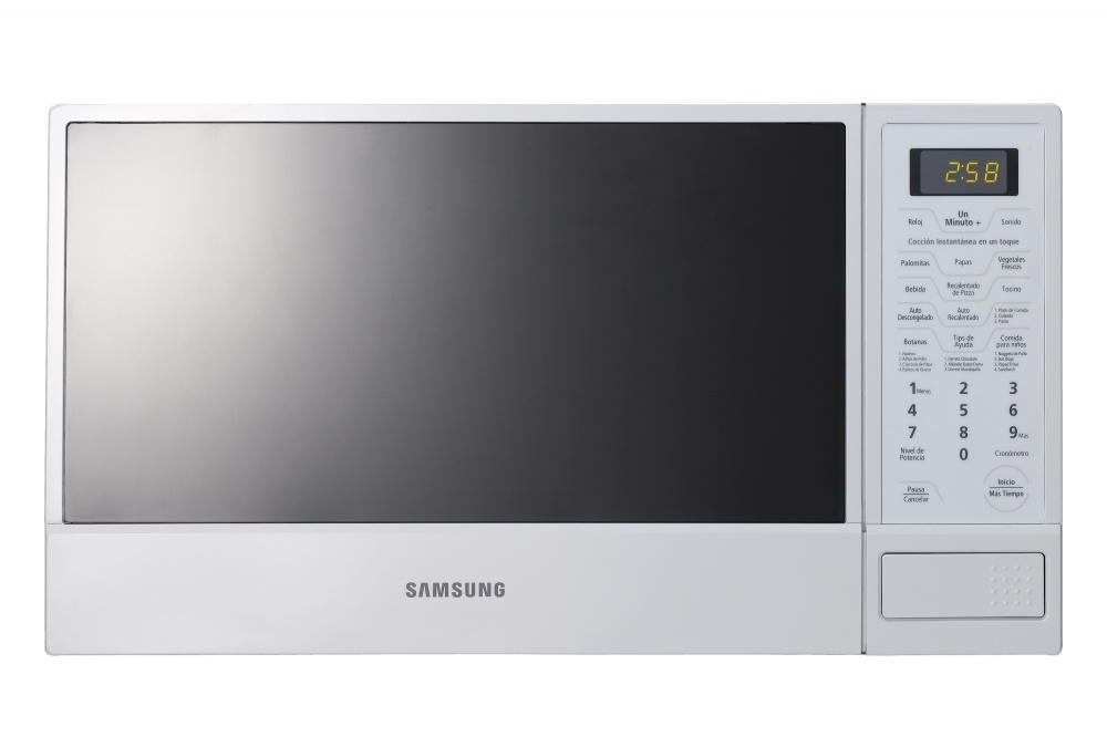 Samsung Horno de Microondas AMW8113W, 1.1 Pies Cúbicos, 1100W, Blanco