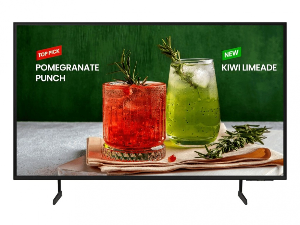 Samsung BE55DH Pantalla Comercial LED 55", 4K Ultra HD, Negro