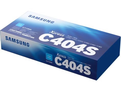 Tóner Samsung CLT-C404S Cian, 1000 Páginas