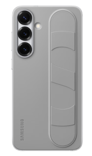 Samsung Funda Grip Case para Galaxy S25+, Resistente a Golpes, Gris