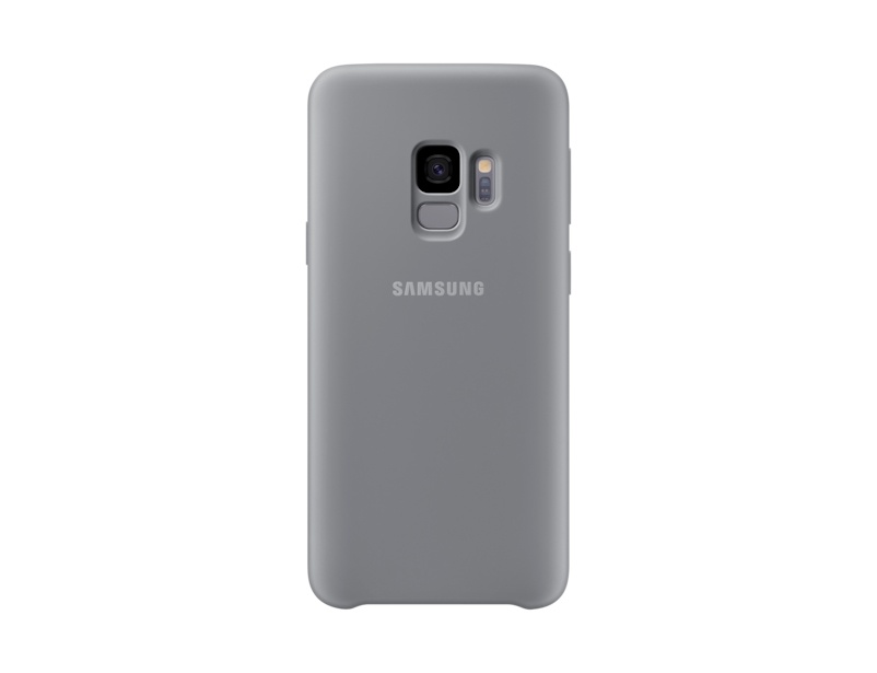 Samsung Funda Silicon Cover para Galaxy S9, Gris