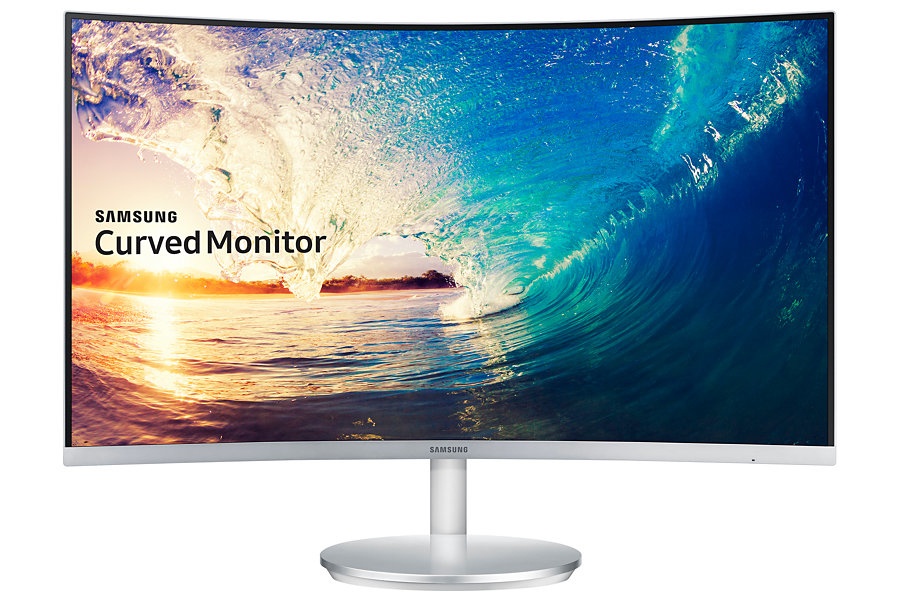 Monitor Curvo Samsung C27F591FDL LED 27'', Full HD, HDMI, Bocinas Integradas, Plata