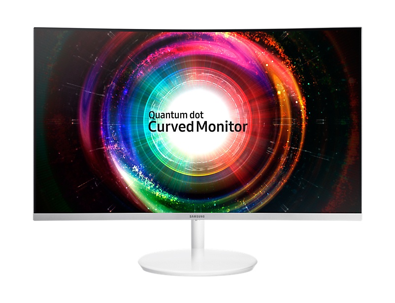 Monitor Gamer Curvo Samsung C27H711 QLED 27'', Quad HD, FreeSync, HDMI, Blanco