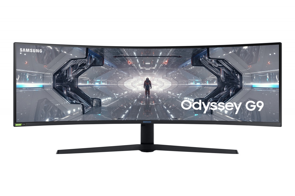 Monitor Gamer Curvo Samsung Odyssey G9 QLED 49", 5120x1440, G-Sync/FreeSync, 240Hz, HDMI/DisplayPort, Negro/Blanco 