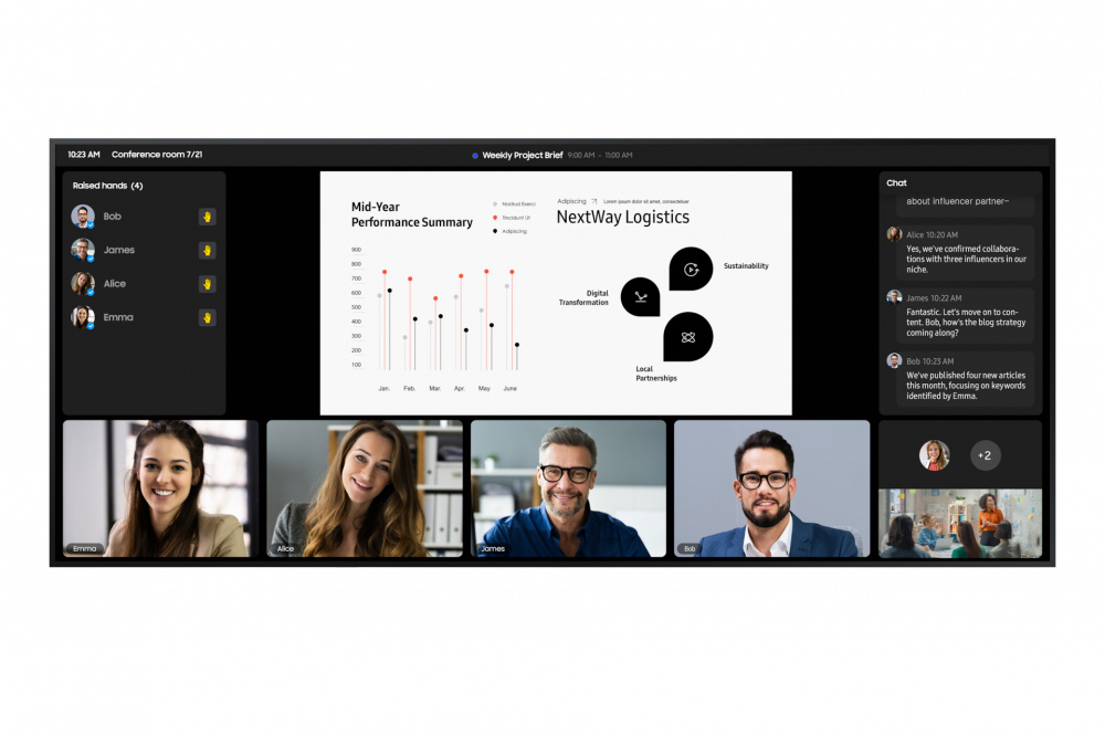Samsung LH105QPD5BGXZA Pantalla Comercial LCD 105", 5K Ultra HD, Negro 