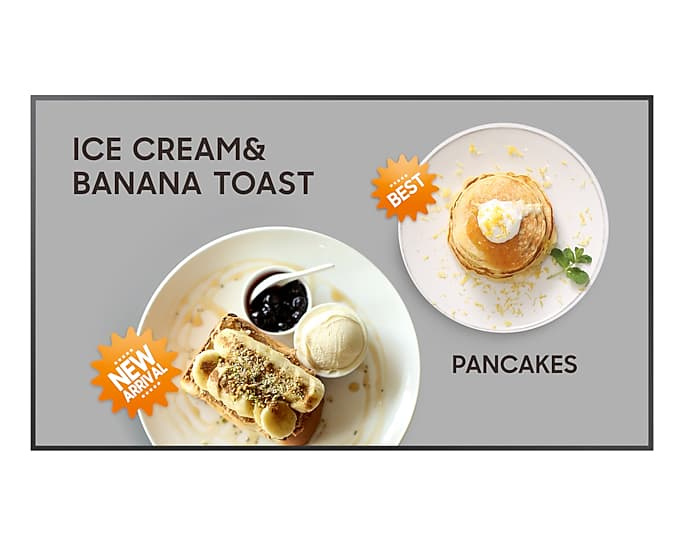 Samsung LH32QMRBBGCXZA Pantalla Comercial LCD 32", Full HD, Negro