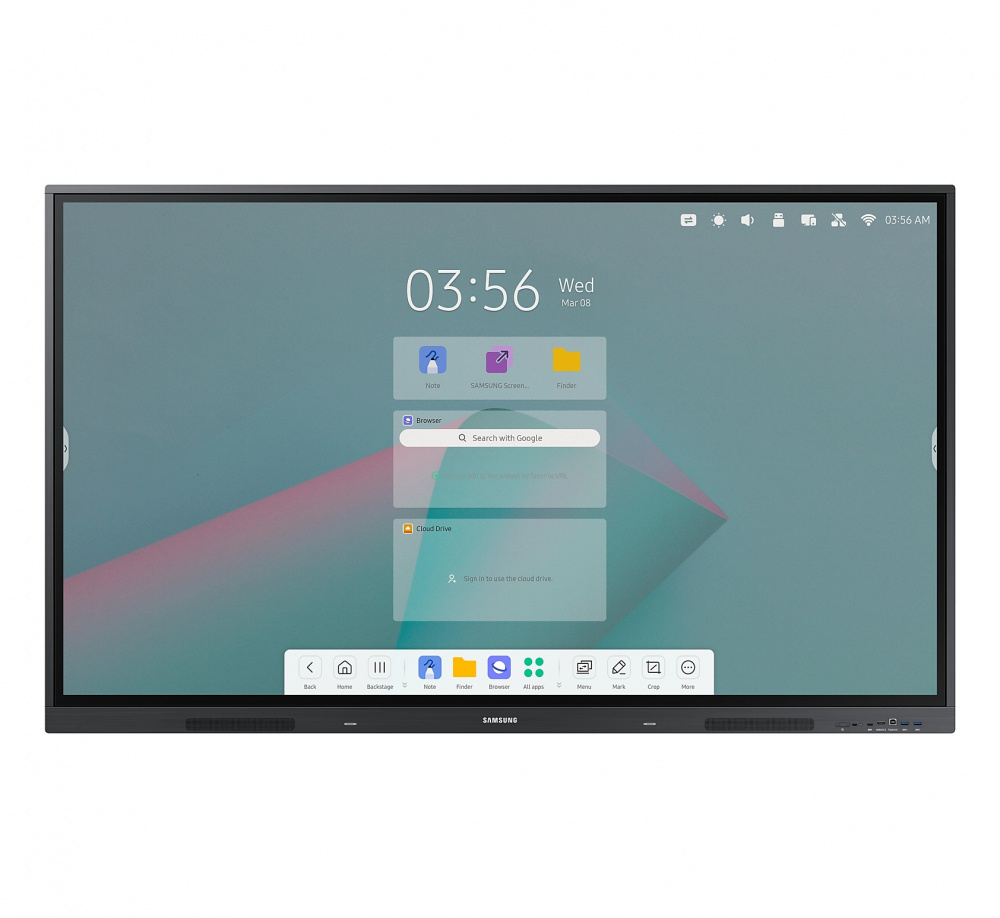 Samsung FLIP WA75C Pantalla Interactiva 75", 4K Ultra HD, Negro