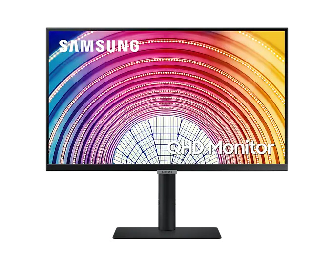 Monitor Samsung LS24A600NWLXZX LED 24", Quad HD, FreeSync, 75Hz, HDMI, Negro