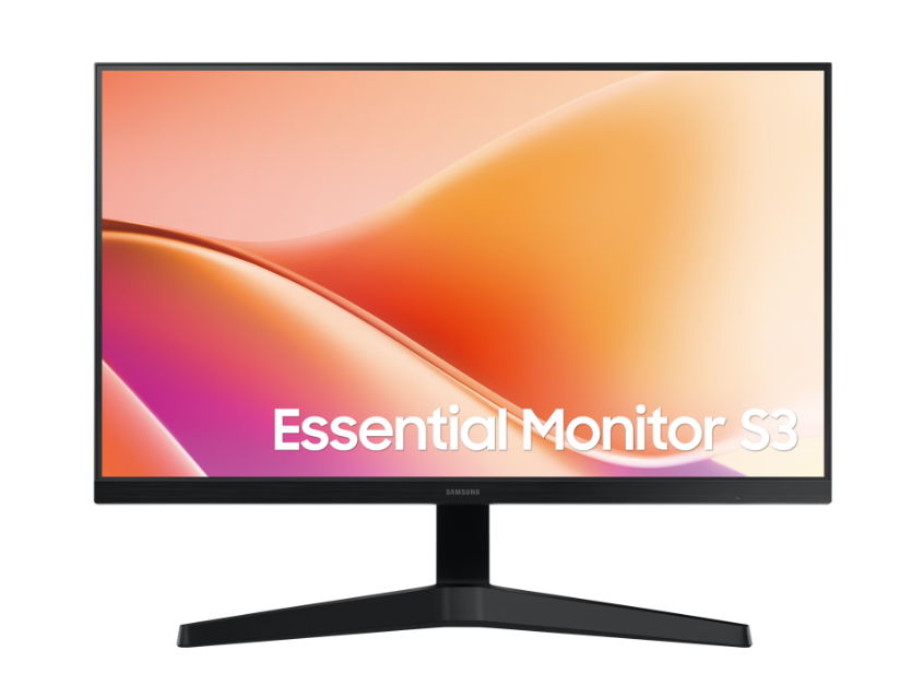 Monitor Samsung Essential S3 LED 24", 1920x1080 Full HD, 100Hz, HDMI, Negro