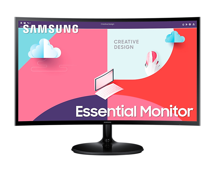 Monitor Curvo Samsung LS27C360EALXZX LED 27", Full HD, FreeSync, 75Hz, HDMI, Negro