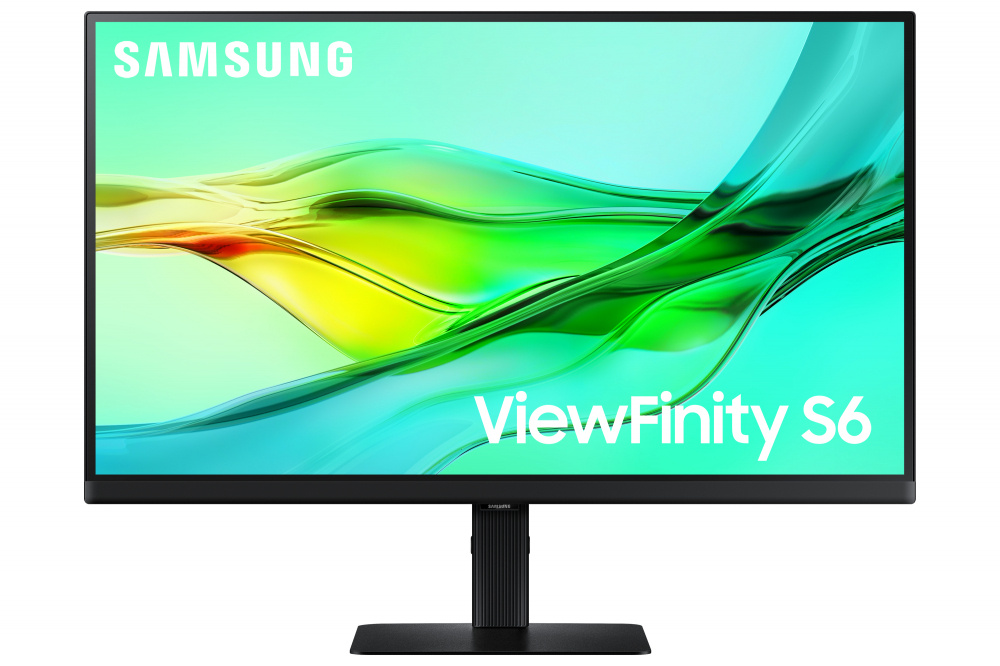 Monitor Samsung ViewFinity S6 LCD 27", 2560x1440 Quad HD, 100Hz, HDMI/DisplayPort, Negro 