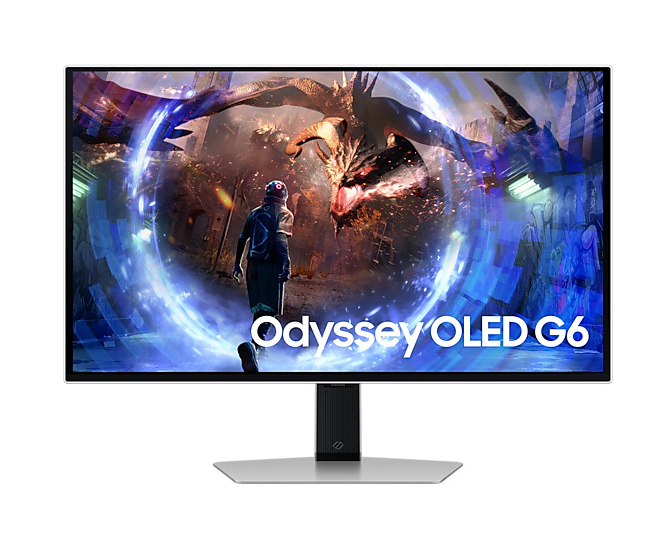 Monitor Gamer Samsung Odyssey G6 OLED 27", 2560x1440, G-Sync/FreeSync, 240Hz, HDMI/DisplayPort, Gris