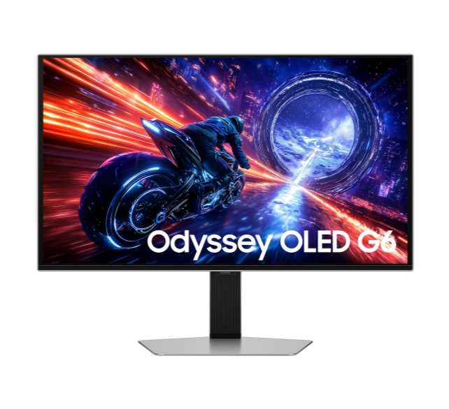 Monitor Gamer Samsung Odyssey G6 G60SF OLED 27", 2560x1440, G-Sync/FreeSync, 500Hz, HDMI/DisplayPort, Bocinas Integradas, Gris