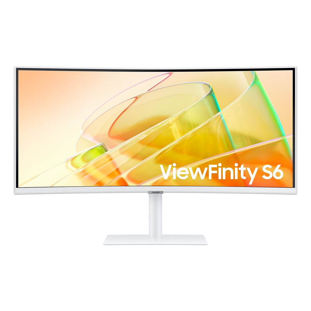 Monitor Curvo Samsung ViewFinity S6 S65TC LED 34", 3440x1440 Ultra Wide Quad HD, FreeSync, 100Hz, HDMI/DisplayPort, Bocinas Integradas, Blanco